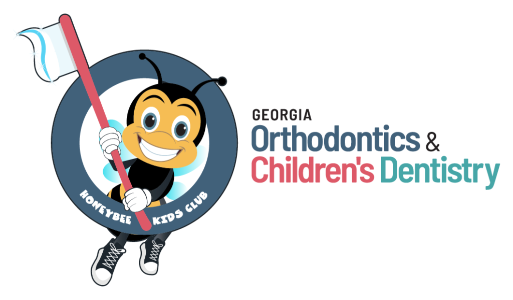 Georgia Orthodontics & Children's Dentistry Logo Honeybee Kids Club